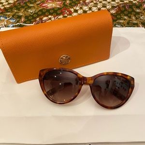 Tory Burch Tortoise Shell Cat Eye Sunglasses